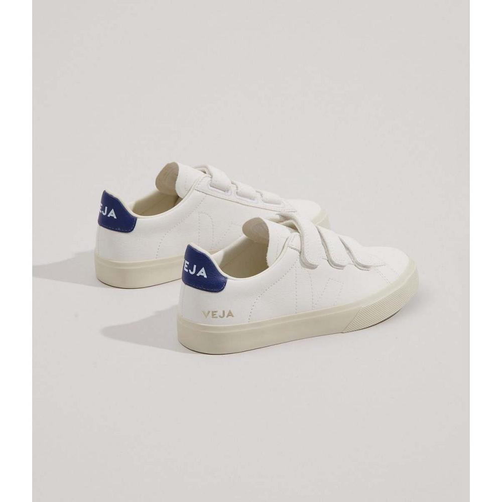 Veja RECIFE CHROMEFREE Men's Sneakers White/Blue | NZ 312DFM